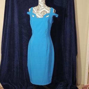 JAX Black Label Teal Dress